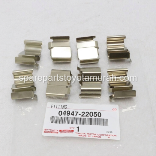 Fitting Kampas Rem Depan Land Cruiser | Fitting Kit Disc Brake 04947-22050 Original Toyota